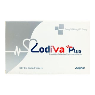 Lodiva Plus 5mg/160mg/12.5mg Tablets, Pack of 30's