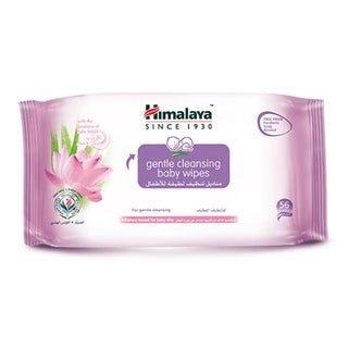 Himalaya Gentle Cleansing Baby Wipes, Pack of 56's