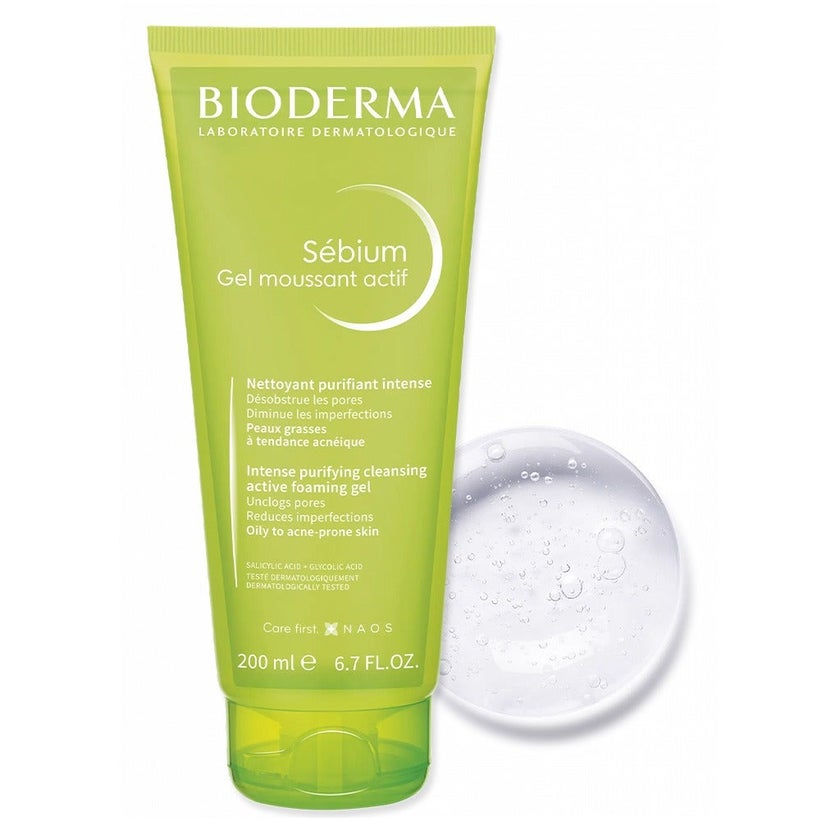 Bioderma Sebium Gel Moussant Actif Tube 200ml