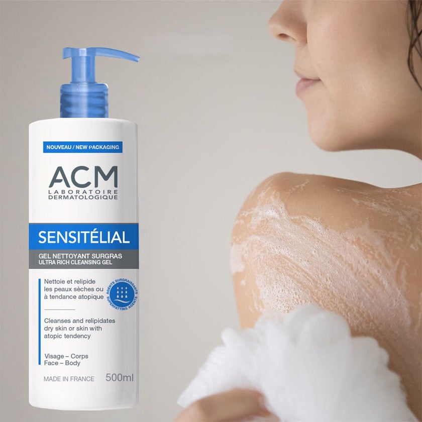 ACM Sensitelial Ultra Rich Cleansing Gel For Dry Skin 500ml