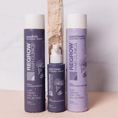 Regrow Step 1 -Cleanse & Prepare Shampoo For Women 300ml