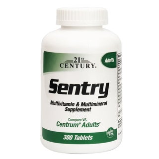 21st Century Sentry Adult Multivitamin & Multimineral Supplement Tablets, Pack of 300's