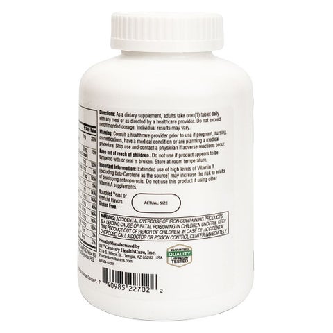 21st Century Sentry Adult Multivitamin & Multimineral Supplement Tablets, Pack of 300's