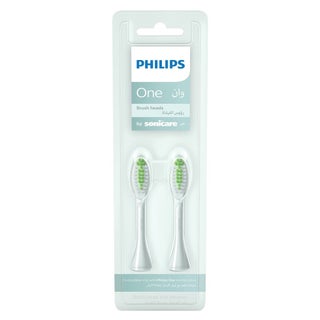 Philips Sonicare One Replacement Brush Head Mint Light Blue BH1022/03, Pack of 2's