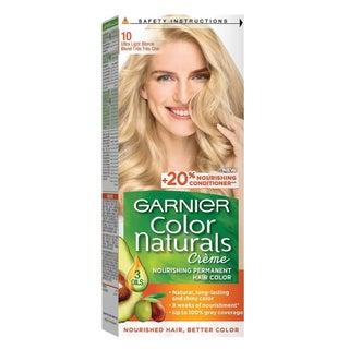 Garnier Color Naturals Cream Hair Color 10 Ultra Light Blond Kit