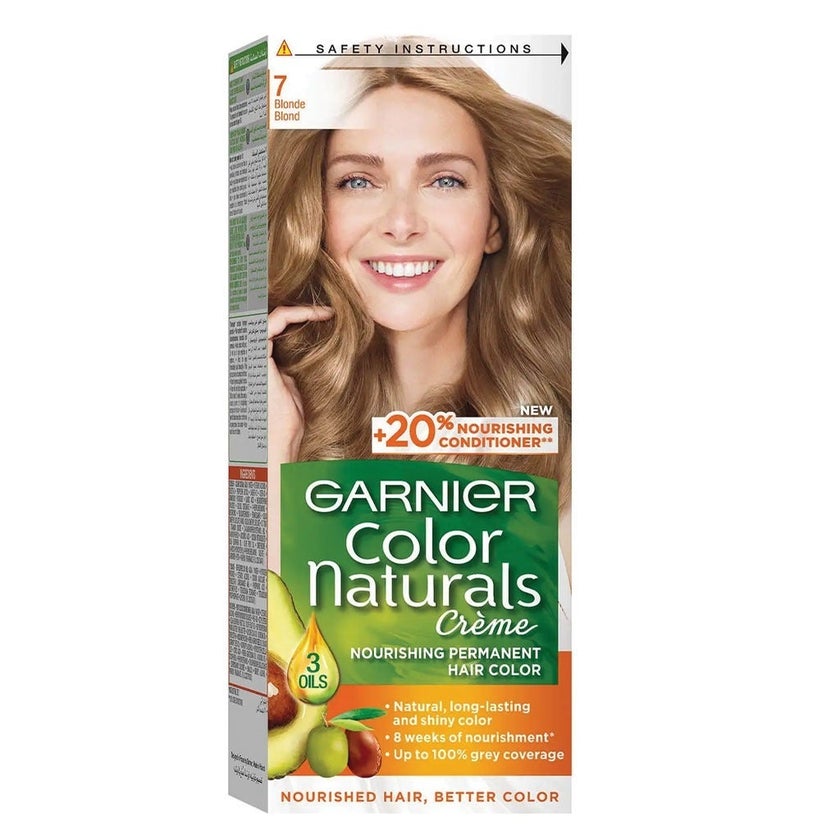 Garnier Color Naturals Cream Hair Color 7 Blonde Kit