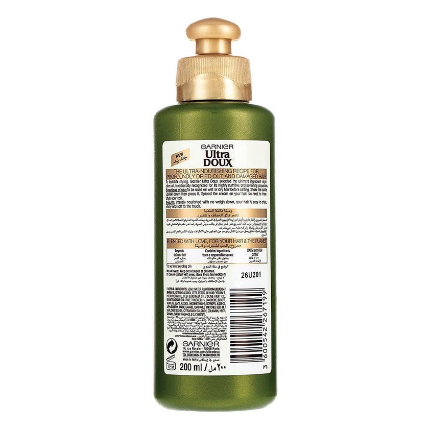 Garnier Ultra Doux Mythic Olive Extreme Nutrition Leave-In Cream 200ml