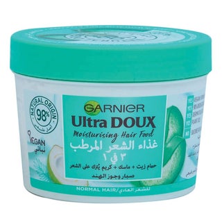 Garnier Ultra Doux Moisturising Hair Food Cream Aloe 390ml
