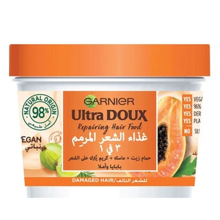Garnier Ultra Doux Repairing Hair Food Cream Papaya 390ml