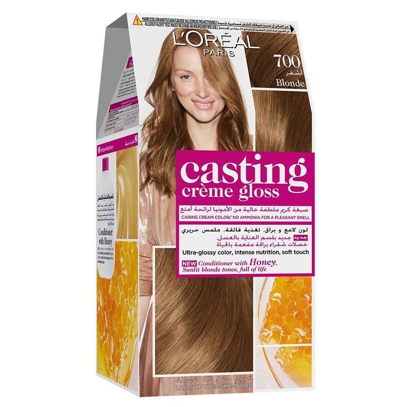 Loreal Casting Cream Gloss Semi-Permanent Conditioning Hair Color 700 Blonde Kit