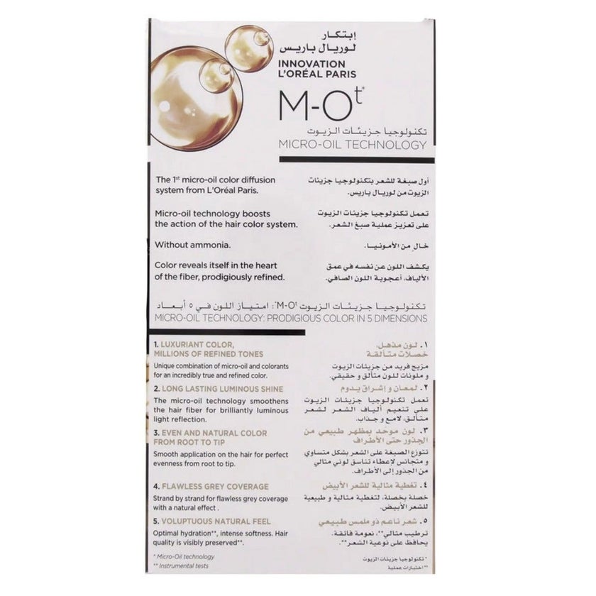 Loreal Paris Prodigy Permanent Oil Hair Color 6 Oak Kit