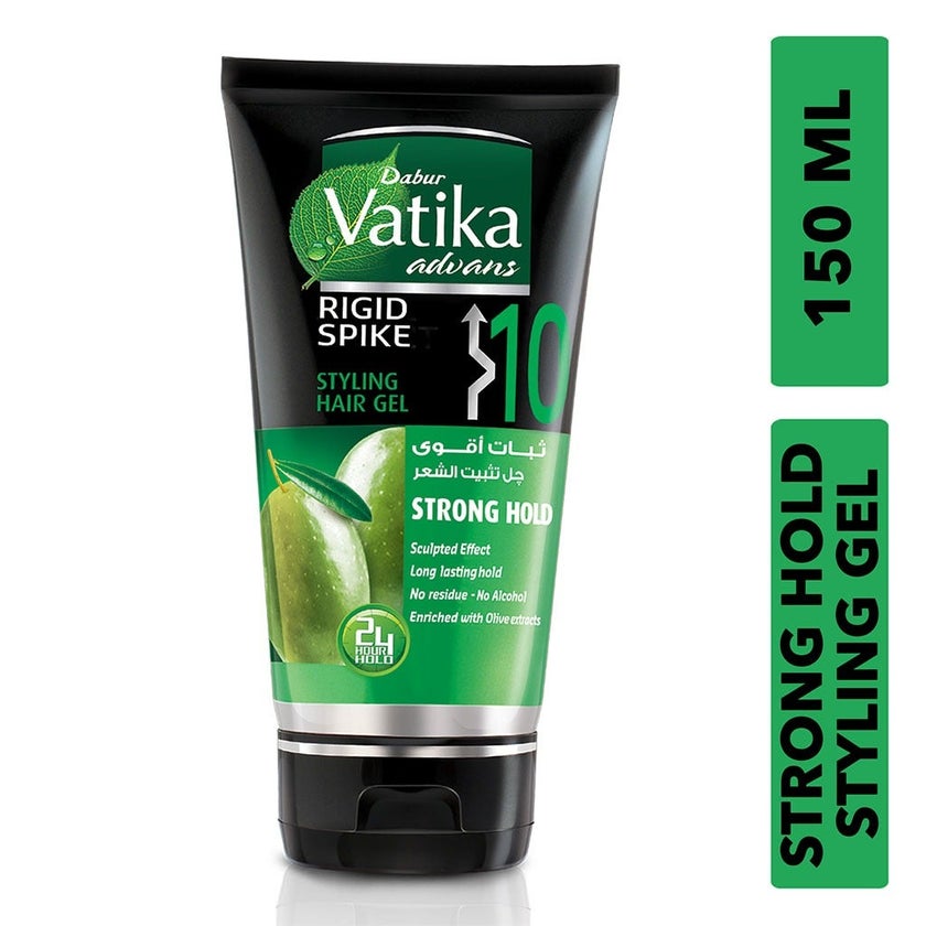 Dabur Vatika Advans Rigid Spike 10 Strong Hold Hair Styling Gel 150ml
