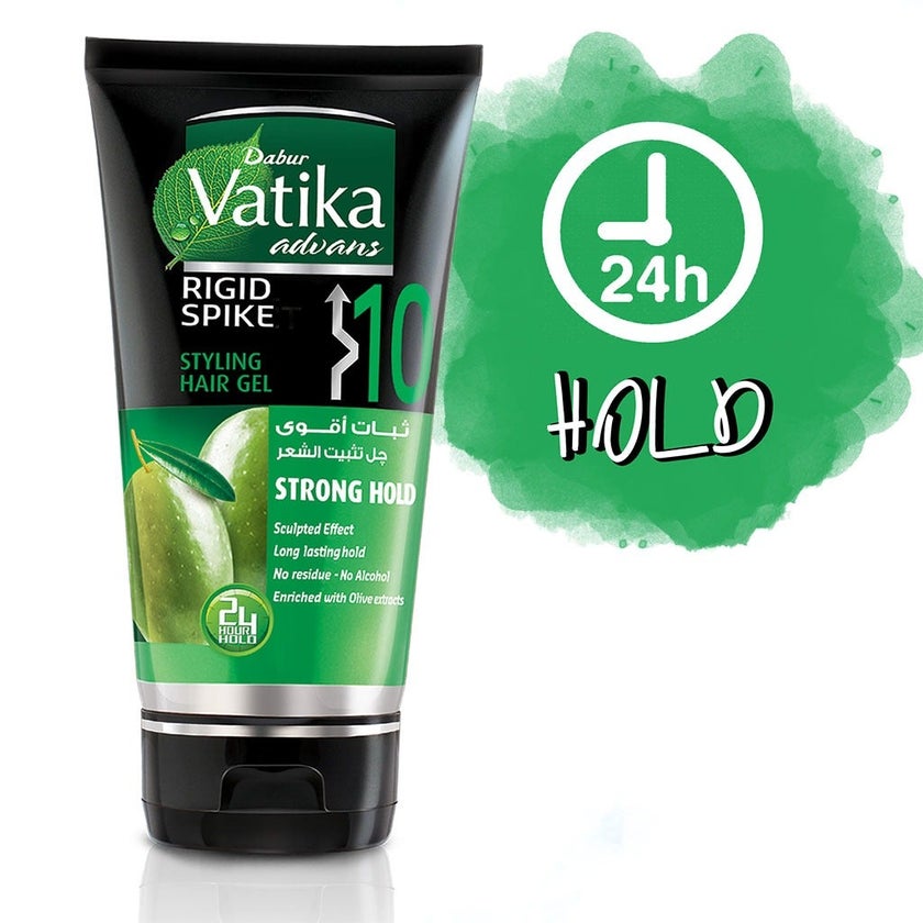 Dabur Vatika Advans Rigid Spike 10 Strong Hold Hair Styling Gel 150ml
