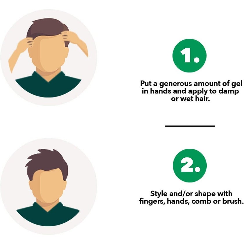 Dabur Vatika Naturals Slick Strong Hold Lemon + Henna Alcohol-Free Hair Styling Gel Cream 250g