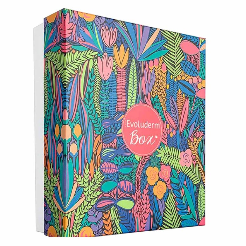 Evoluderm Gift Beauty Box - PROMO PACK of EvoludermToning Lotion 250ml, Rose Plumping Face Mask 150g, Nourishing Day Cream 50ml, Moisturizing Rose Hand Cream 30ml