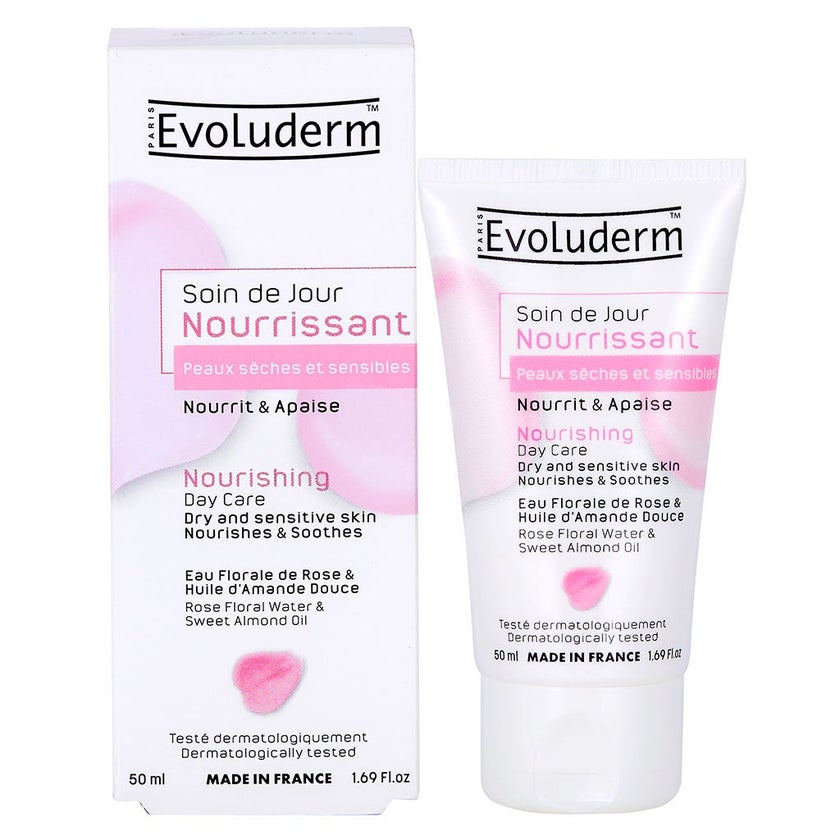 Evoluderm Gift Beauty Box - PROMO PACK of EvoludermToning Lotion 250ml, Rose Plumping Face Mask 150g, Nourishing Day Cream 50ml, Moisturizing Rose Hand Cream 30ml