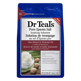 Dr Teal's Pure Epsom Salt Soaking Solution Shea Butter And Almond Oil 1036g