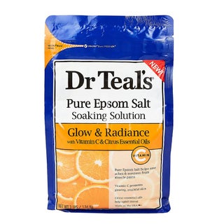 Dr Teal's Pure Epsom Salt Soaking Solution Vitamin C And Citrus Essential Oils 1036g