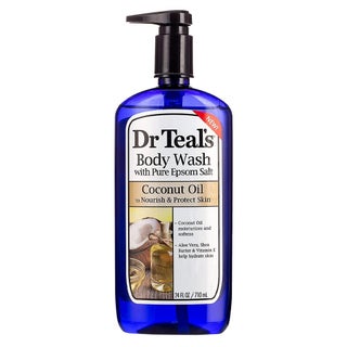 Dr Teal's Pure Epsom Salt Body Wash Coconut Oil 710ml