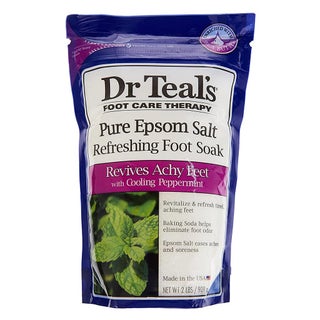 Dr Teal's Pure Epsom Salt Refreshing Foot Soak With Cooling Peppermint 909g