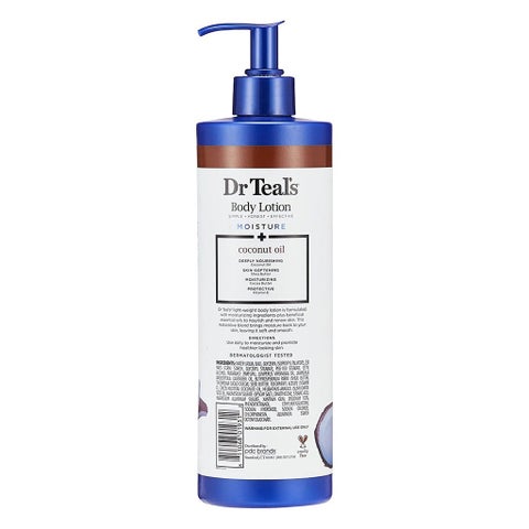 Dr Teal's Moisture + Nourishing Coconut Oil & Essential Oils Body Lotion 532ml