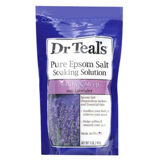 Dr Teal's Soothe & Sleep Pure Epsom Salt Soaking Solution With Lavender 450g