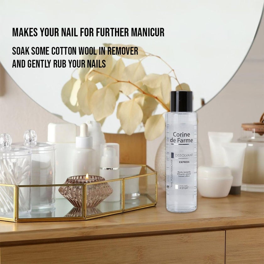 Corine De Farme Dissolvant Express Nail Polish Remover 200ml