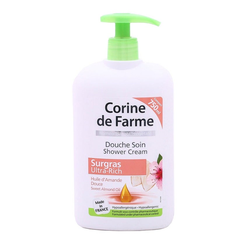 Corine De Farme Ultra Rich Sweet Almond Oil Shower Cream 750ml