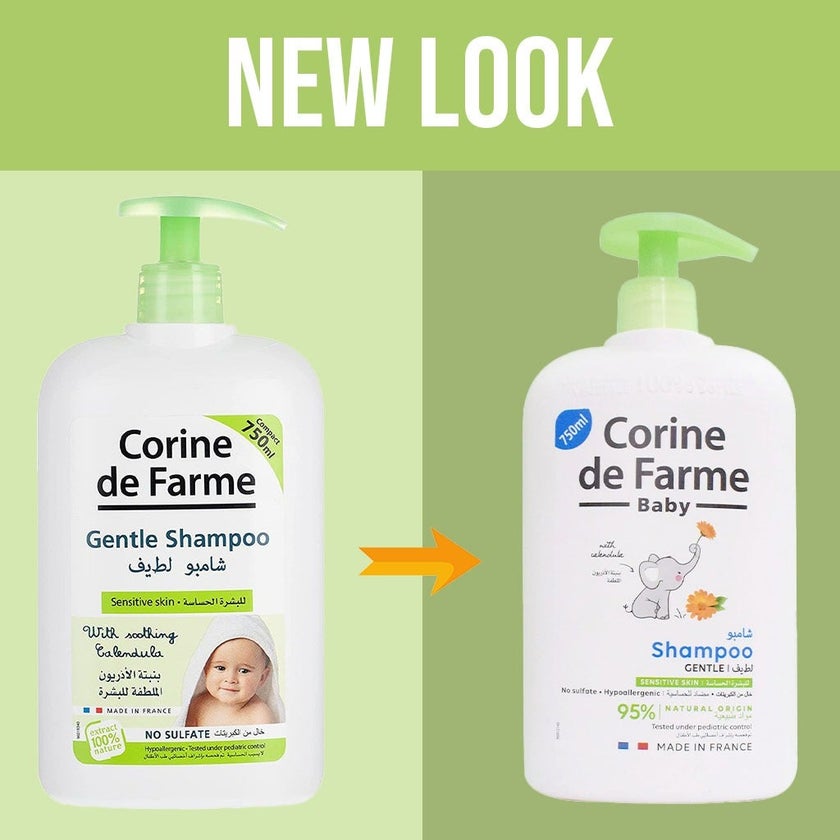 Corine De Farme Baby Sulfate Free Shampoo 750ml