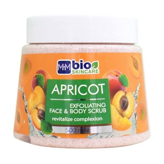 Bio Skincare Apricot Exfoliating Face & Body Scrub 500ml