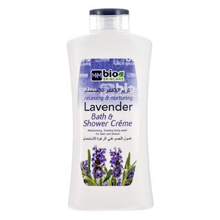 Bio Skincare Relaxing & Nurturing Lavender Bath And Shower Cream 750ml