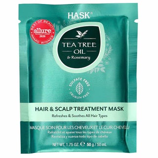 Hask Tea Tree Oil & Rosemary Hair and Scalp Treatment Mask For All Hair types 50g