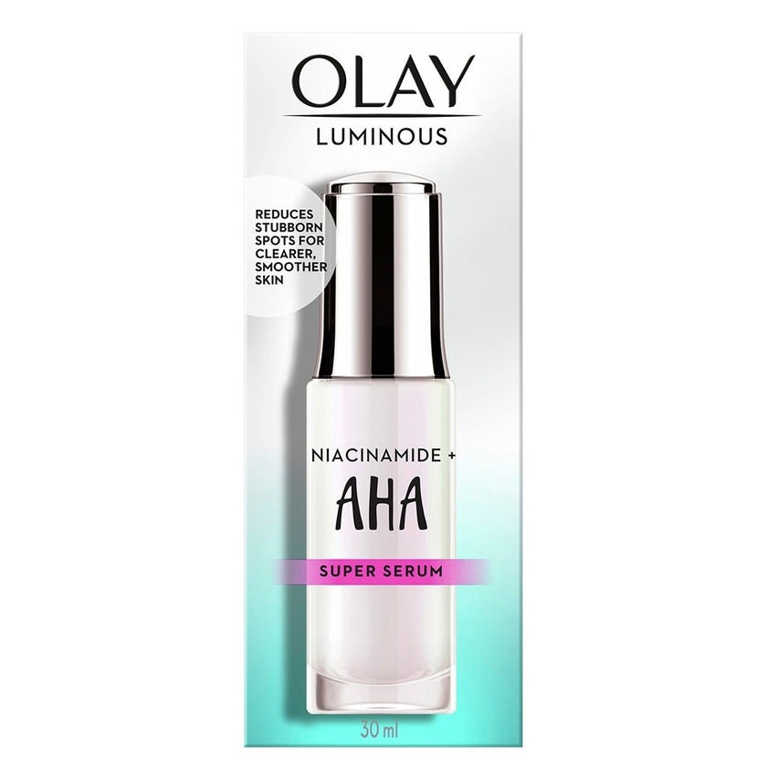 Olay Luminous Niacinamide + AHA Brightening Super Face Serum 30ml