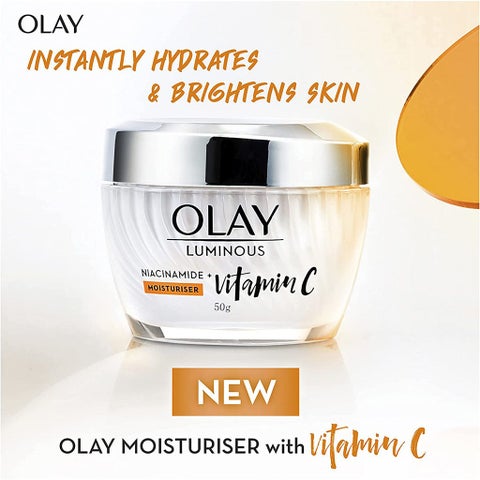 Olay Luminous Niacinamide + Vitamin C Brightening Cream Moisturizer 50g
