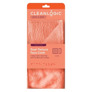 Cleanlogic Bath & Body Dual-Texture Face Cloth Sensitive Skin CL-356-48