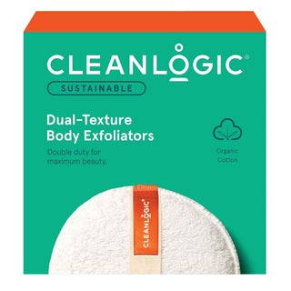 Cleanlogic Sustainable Dual Texture Body Exfoliator, Pack of 2's