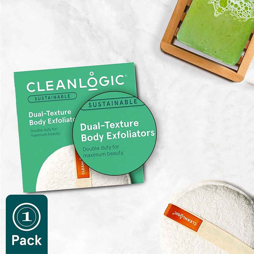 Cleanlogic Sustainable Dual Texture Body Exfoliator