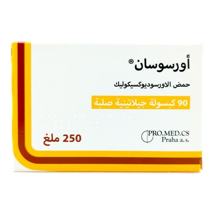 Ursosan 250mg Capsules, Pack of 90's