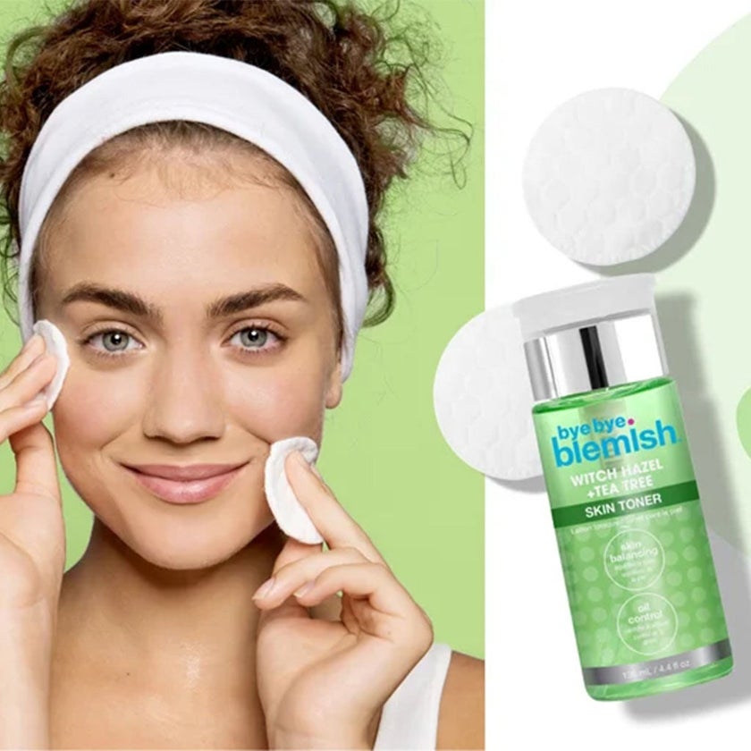 Bye Bye Blemish Witch Hazel &Tea Tree Skin Balancing Toner 130ml, PROMO PACK