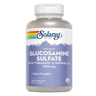 Solaray Glucosamine Sulfate 1500mg with Turmeric & Boswellia Veg Capsules, Pack of 120's