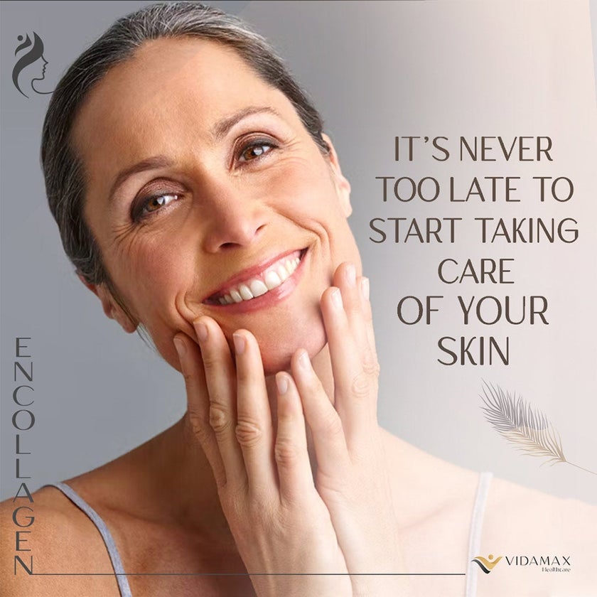 Vidamax Encollagen Collagen Drinkable Shots 50ml, Pack of 10's