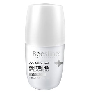 Beesline Apitherapy Whitening Aluminium Free Deodorant Roll-On Super Dry Fragrance Free 50ml