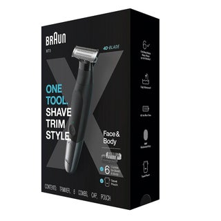 Braun Series X Wet & Dry All-In-One Tool Shaver With 6 Attachments & Pouch XT5200