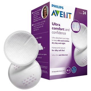 Philips Avent Ultra Comfort Disposable Breast Pads, Pack of 24's - SCF254/24