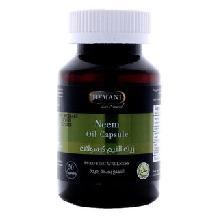 Hemani Neem Oil Purifying and Detoxifying Capsules, Pack of 50's