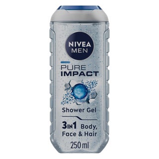 Nivea Men Pure Impact 3 in 1 Face, Body & Hair Shower Gel 250ml