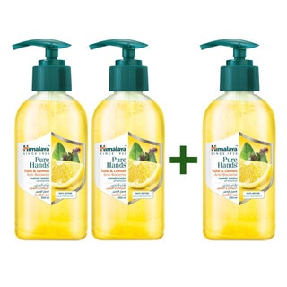 Himalaya Pure Hands Tulsi & Lemon Antibacterial Hand Wash 250ml 2+1 PROMO PACK