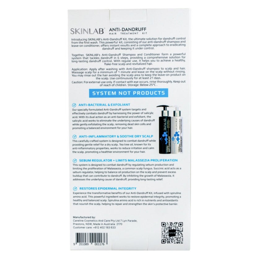 Skinlab Daily Care Anti-Dandruff Shampoo + Skinlab Anti Dandruff Conditioner 250ml