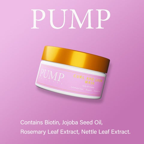 Pump Curl And Grow Curly Girl Friendly Hair Mask 250ml