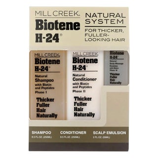 Mill Creek Botanicals Biotene H-24 Natural System Tri-Pack- Shampoo Conditioner & Emulsion